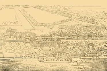 Whitehall, från floden, 1881.