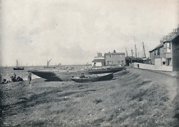 Whitstable - The West Beach, 1895