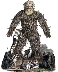 Wicker man, 1:a århundradet e.Kr., 1832