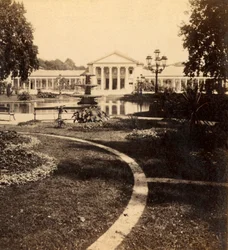 Wiesbaden, Kursaal Square, .
