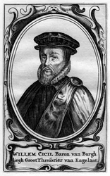 Willem Cecil, 1:a baron Burghley, engelsk statsman från 1500-talet