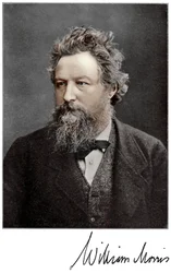 William Morris, engelsk 1800-talskonstnär, författare, socialist och aktivist, 1901
