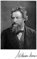William Morris, engelsk 1800-talskonstnär, författare, socialist och aktivist, 1901