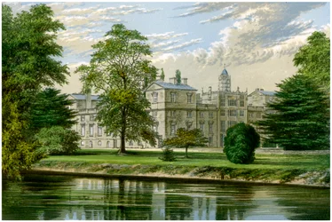 Wilton House, Wiltshire, hem för Earl of Pembroke och Montgomery, c1880