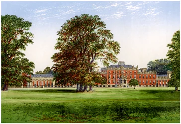Wimpole Hall, Cambridgeshire, hem för Earl of Hardwicke, c1880