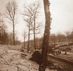 Winter, Genicourt, norra Frankrike, c1914-c1918