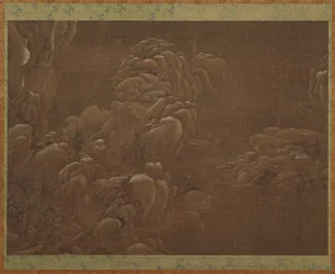 Vinterlandskap, Ming- eller Qingdynastin, 1400-1700-talet.