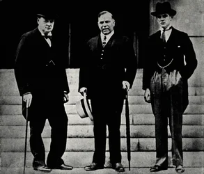 Med Kanadas premiärminister, 1929, 1945.