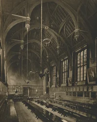 Inom The Magnificent Hall of Lincolns Inn, c1935.