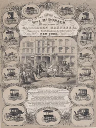 Wm. L. McDonald, Manufacturers of Carriage Harness & Co. Repository, nr 26 Beekman & 1..., 1852-86.