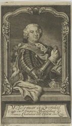 Woldemar Freiherr von Löwendal 1660-1740 , före 1748.