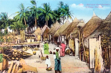 Wolof, eller Ouolof by, Senegal, 1900-talet