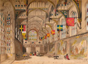 Wolseys Hall, Hampton Court, 1845