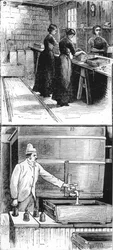 Arbetare vid Nobel Explosives Company Limited, Ardeer, Ayrshire, 1884
