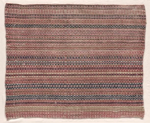 Vävd ulltextil, tidigt 1800-tal.