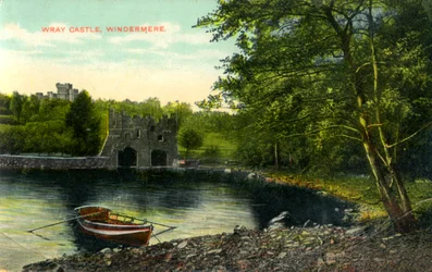 Wray Castle, Claife, Lancashire, tidigt 1900-tal