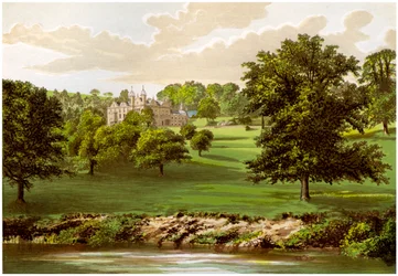 Wyaston Leys, Herefordshire, hem för familjen Bannerman, c1880