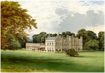 Wycombe Abbey, Buckinghamshire, hem för Lord Carrington, c1880
