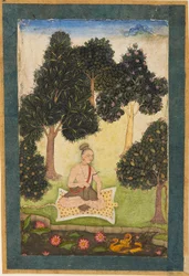 Yogini i skogen, c1620