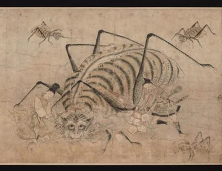 Yorimitsu King Tsuchigumo resistent l Ofe sc roll Tsuchigumo förebyggande bildrullning, 13:e raden ry