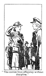Du kan inte ha effektivitet utan disciplin., 1940