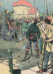 Unge kung Richard Quells upproret, c1907