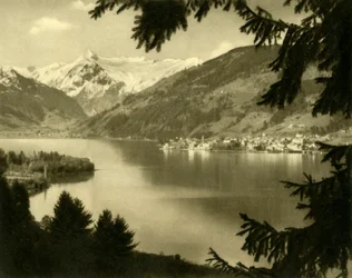 Zell am See, Österrike, c1935.