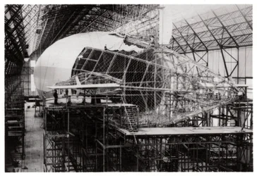 Zeppelin LZ 126 under konstruktion, Friedrichshafen, Tyskland, 1924 1933