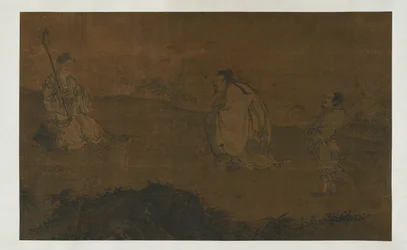 Zhongli Quan söker Dao, Ming-dynastin, 1400-talet.