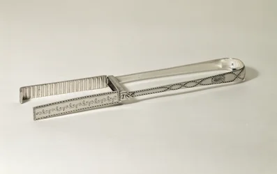 Sparristång, George III, dekorerad med ljusskurna gravyrer, gjord av George Smith, ca 1790 (silver)