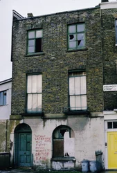 Förfallet hus, Camden Town, 1967