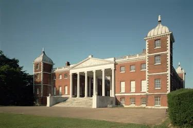 Exteriör vy av östra sidan, Osterley Park, Middlesex