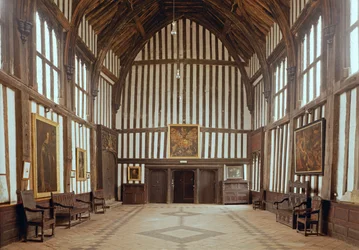 Gainsborough Old Hall, The Great Hall, c.1460-80 English School, Lincolnshire, Storbritannien