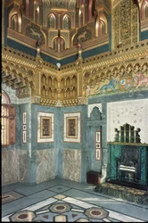 Interiör, Cardiff Castle, Wales, byggt ca 1875