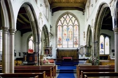 Interiör av St. Olaves Church, Hart Street, City of London
