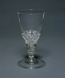 Bägare av blyglas: Facon de Venise, c.1680