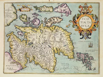 Karta över Skottland, Miliaria Scotia