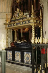 Monument av Lancelot Andrewes, Southwark Cathedral, London