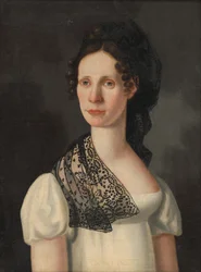 Porträtt av Apollonia Kubinyi