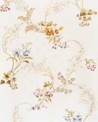 Rokoko asymmetrisk blommönster av Anna Maria Garthwaite, 1744