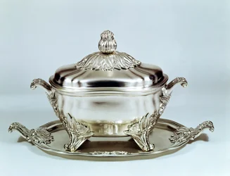 Soppterrinställ, Dresden, barock, av Friedrich Reinhard Schrodel, ca 1750