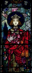 St. Elizabeth av Ungern, av Harry Clarke av Dublin (1889-1931)
