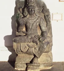 Staty av den hinduiska guden Brahma