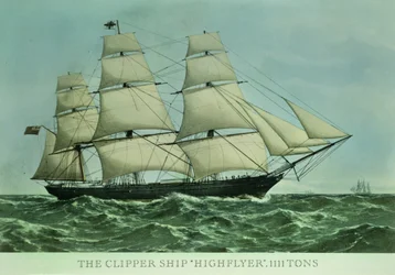 Klipperskeppet "Highflyer", 1111 ton