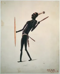 Towa av R. Browne (färgat tryck)