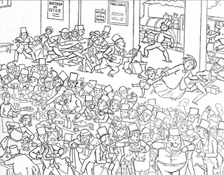 En stationsbuffé.
