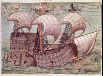 Lägg till 15217 f.38v Galjonen `Vår Fru av Guadalupe