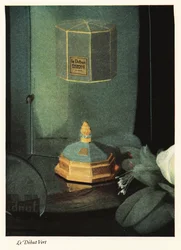Annons för parfym Richard Hudnut, Parfum Le Debut Vert