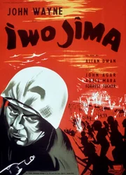 Affisch för filmen Iwo Jima av AllanDwan med John Wayne 1949