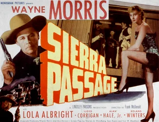 Sierra Passage filmaffisch av FrankMcDonald med Wayne Morris och Lola Albright 1951
